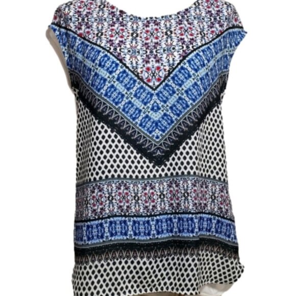 Rickis Patterned Long Blouse - Picture 1 of 4